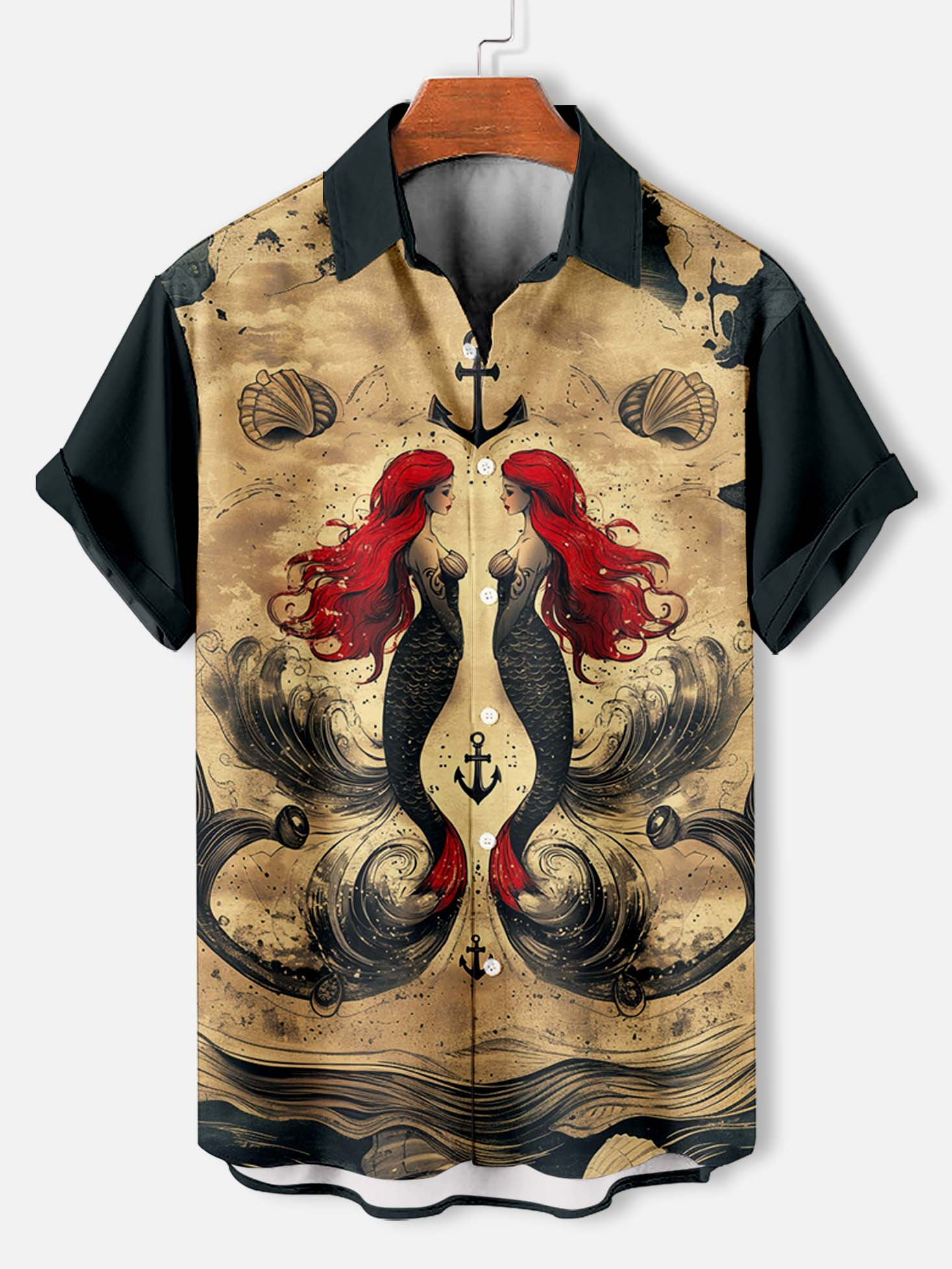 Men's Marine Life Graphic Short Sleeve Shirt