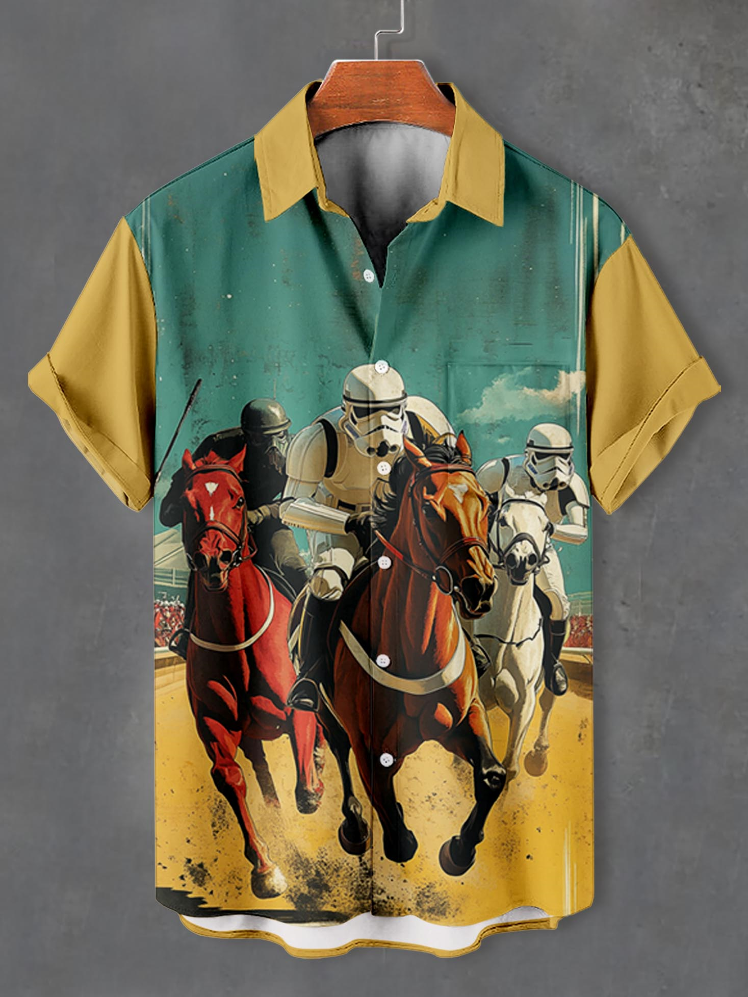 Men's Classic Movie Graphic Short Sleeve Shirt