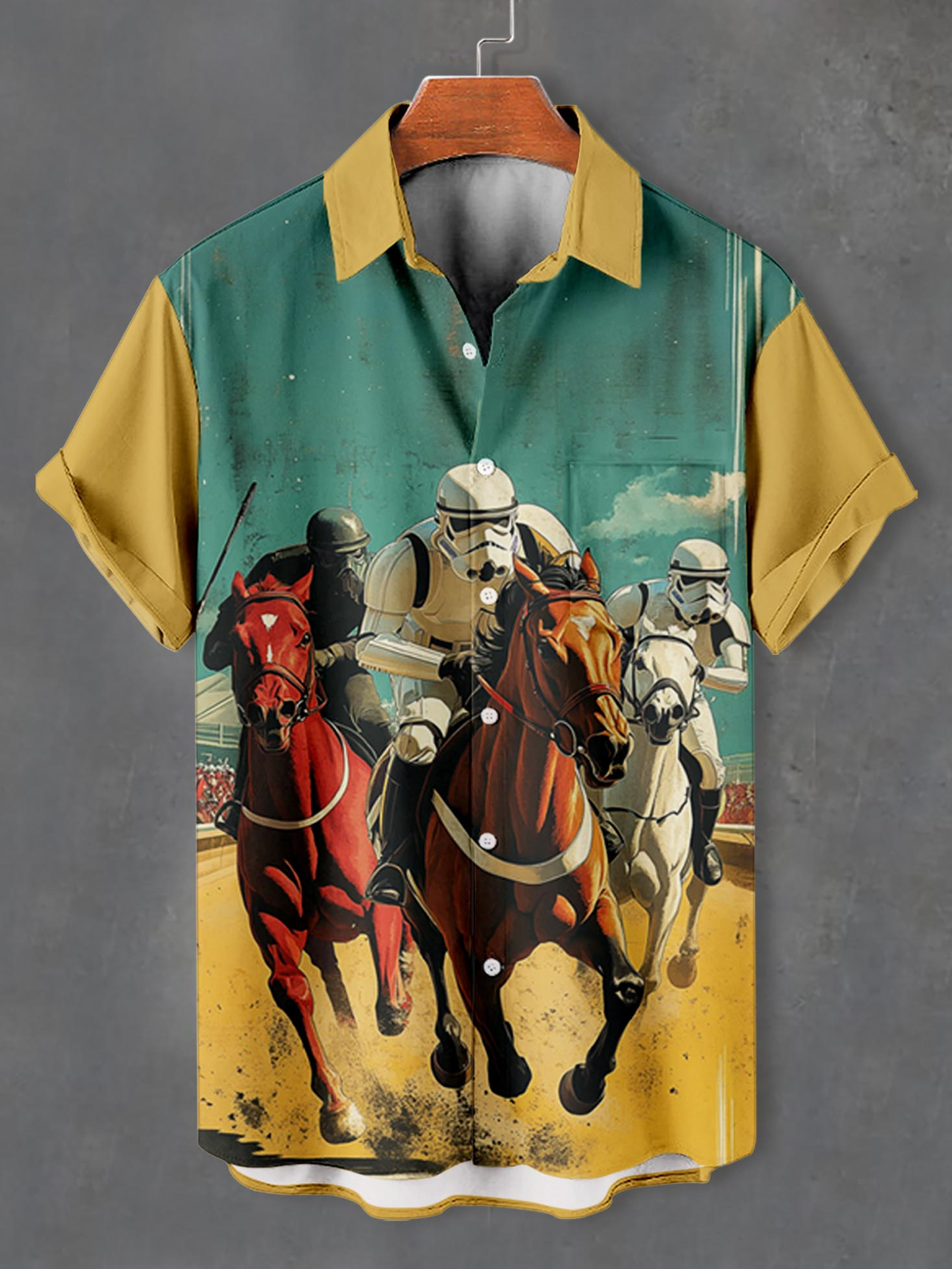 Men's Classic Movie Graphic Short Sleeve Shirt