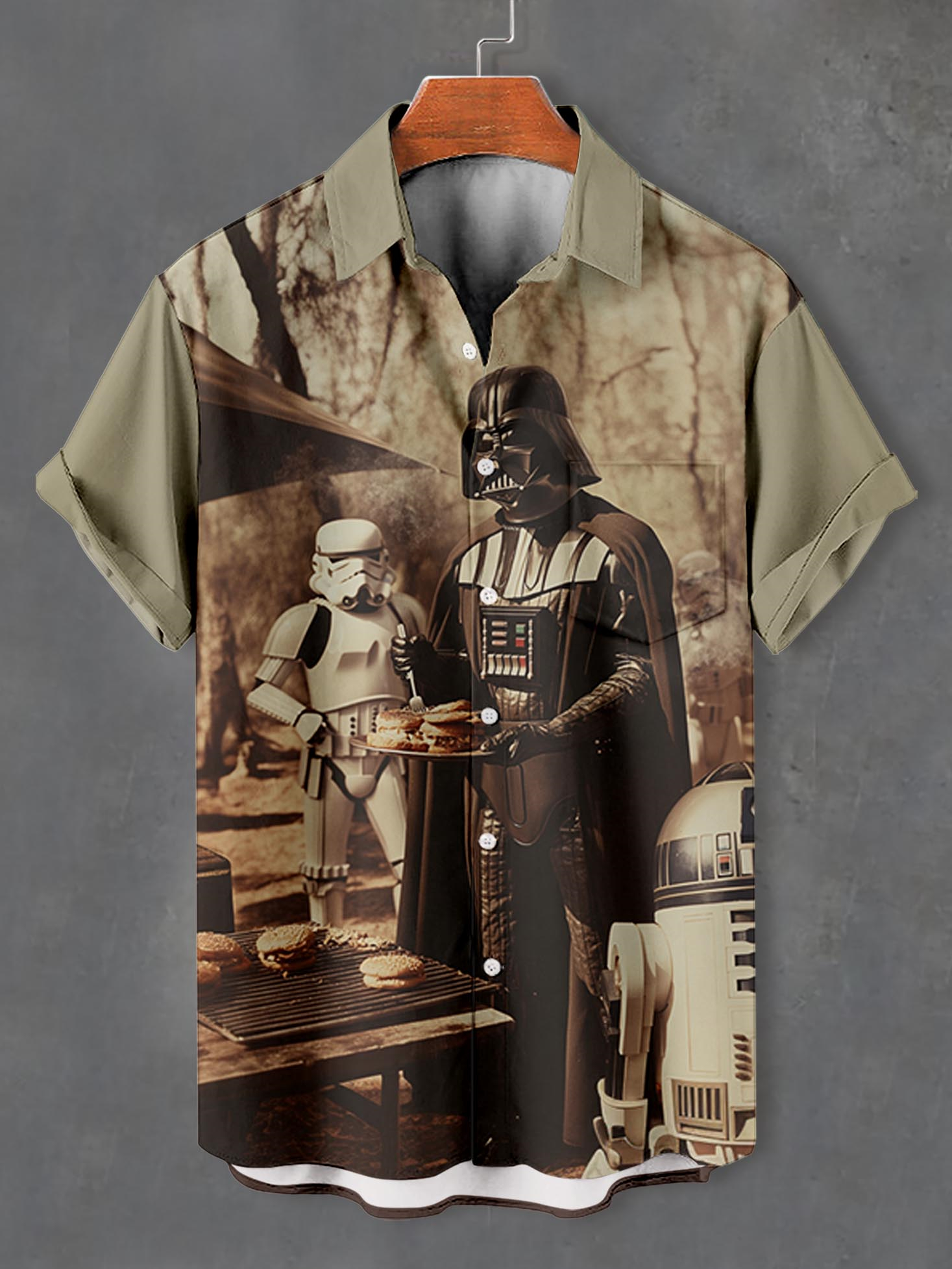 Men's Classic Movie Graphic Short Sleeve Shirt