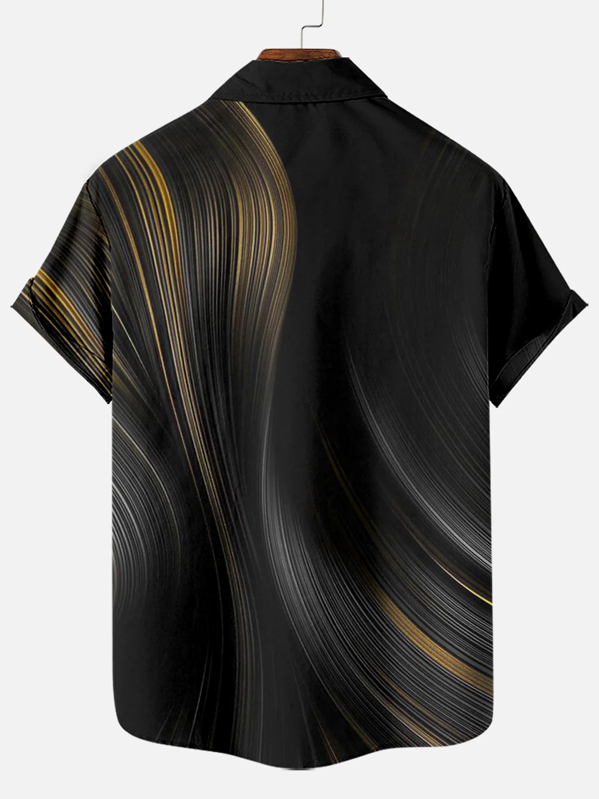 Men's Easter Cross Print Short Sleeve Shirt