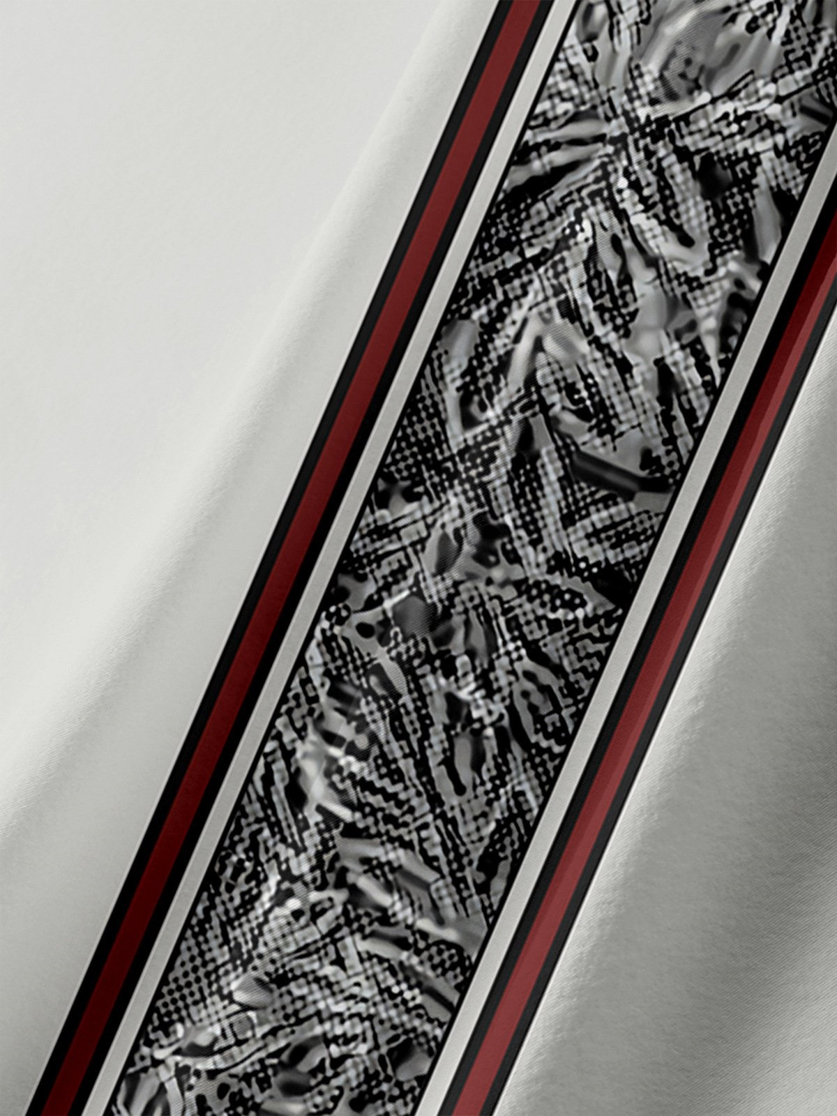 Plant Contrasting Pocket Flip Collar Bowling Shirt