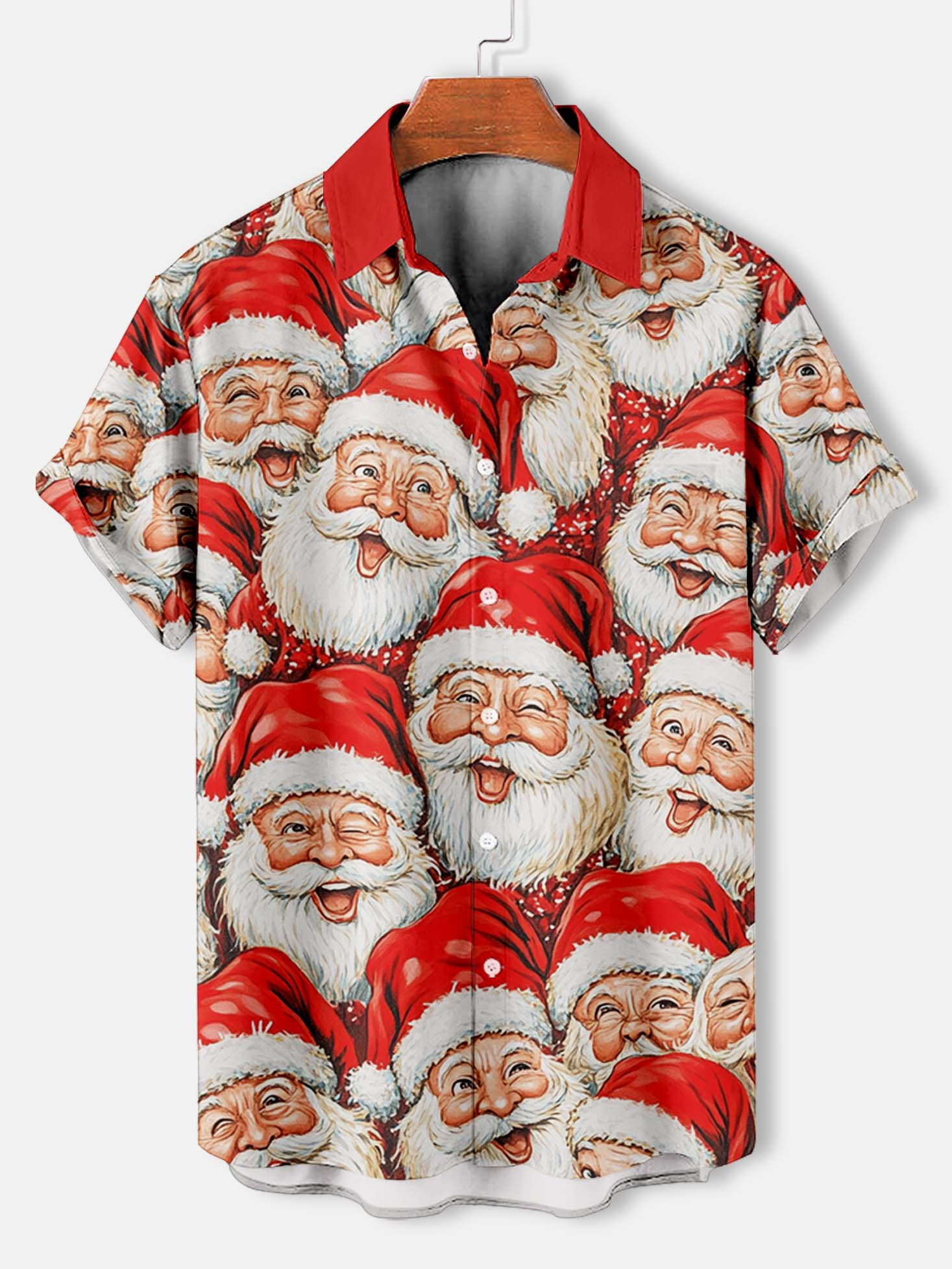 Men's Christmas Graphic Short Sleeve Shirt