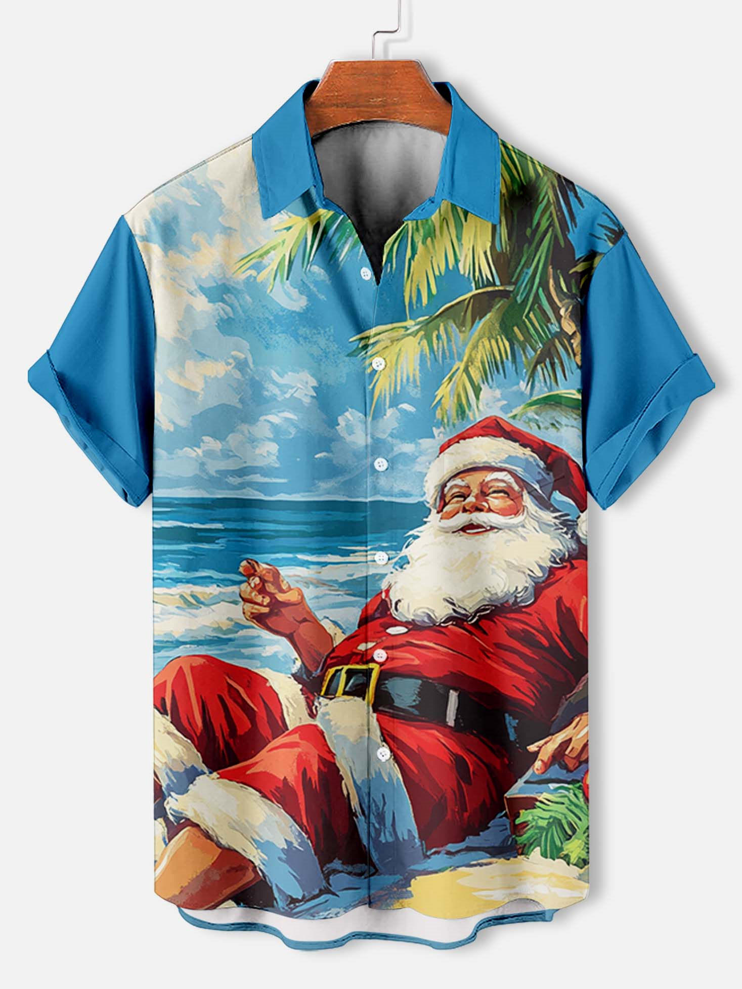 Men's Christmas Graphic Short Sleeve Shirt