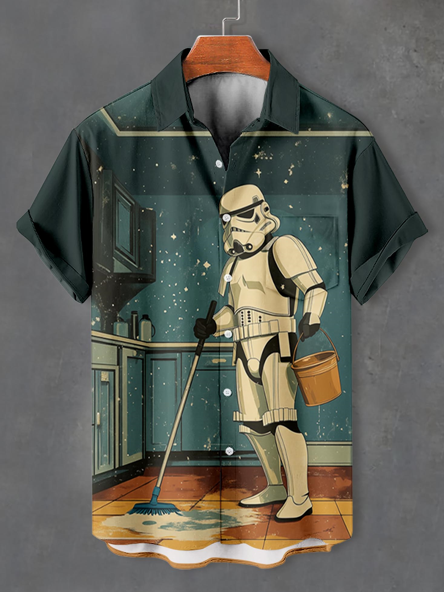 Men's Classic Movie Graphic Short Sleeve Shirt