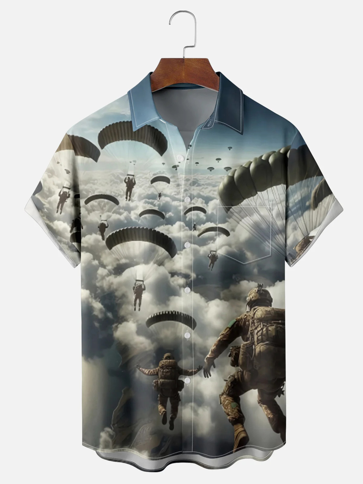 [Copy]Men's Classic Movie Godfather Animal Fun Graphic Short Sleeve Shirt