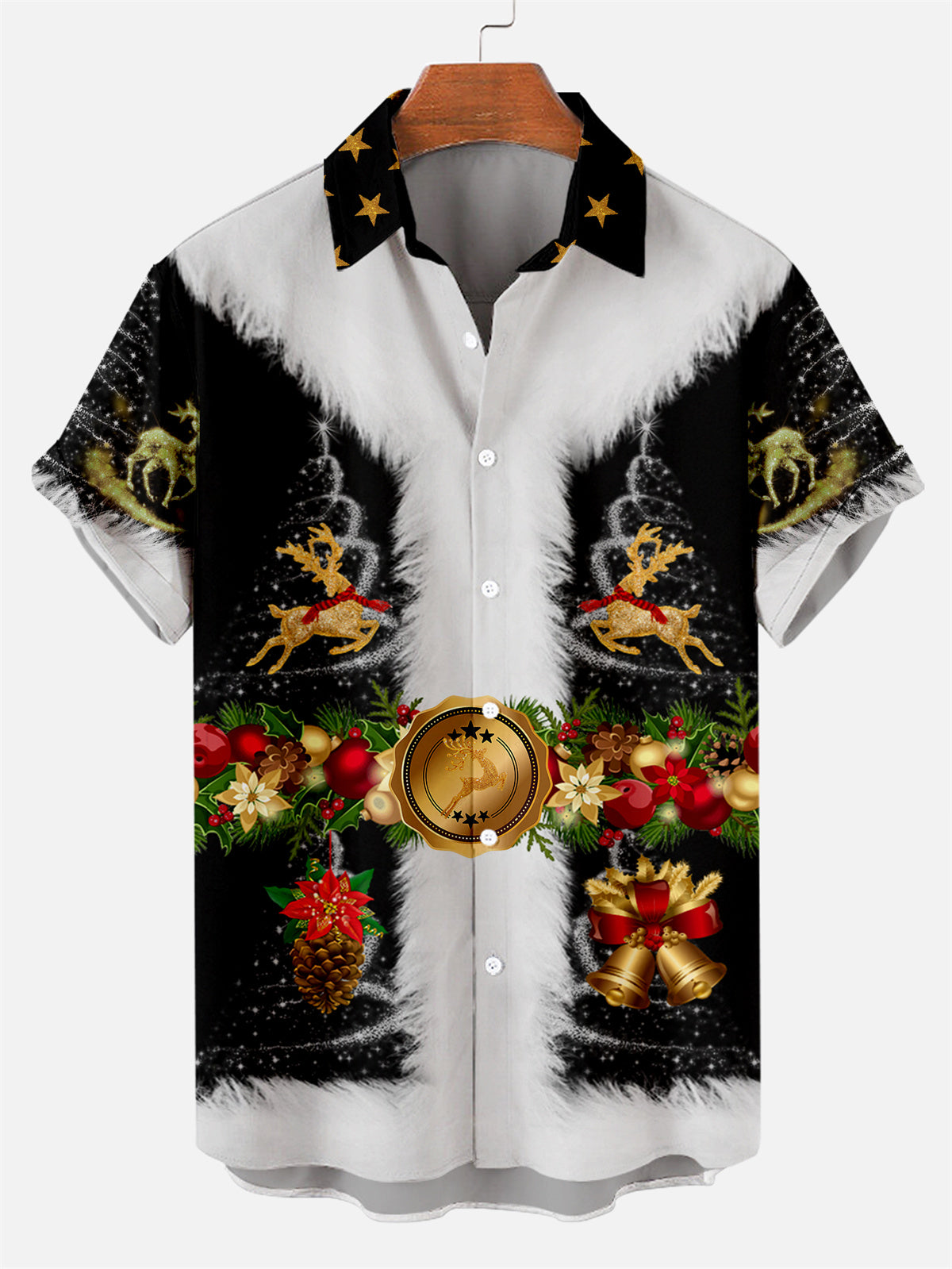 Men's Christmas Christmas Father Tops Creative Design Tops