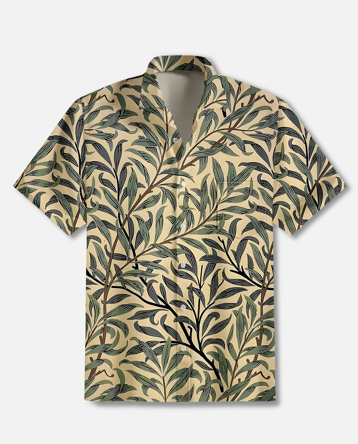 Men's Vintage Hawaiian Short Sleeve Shirt