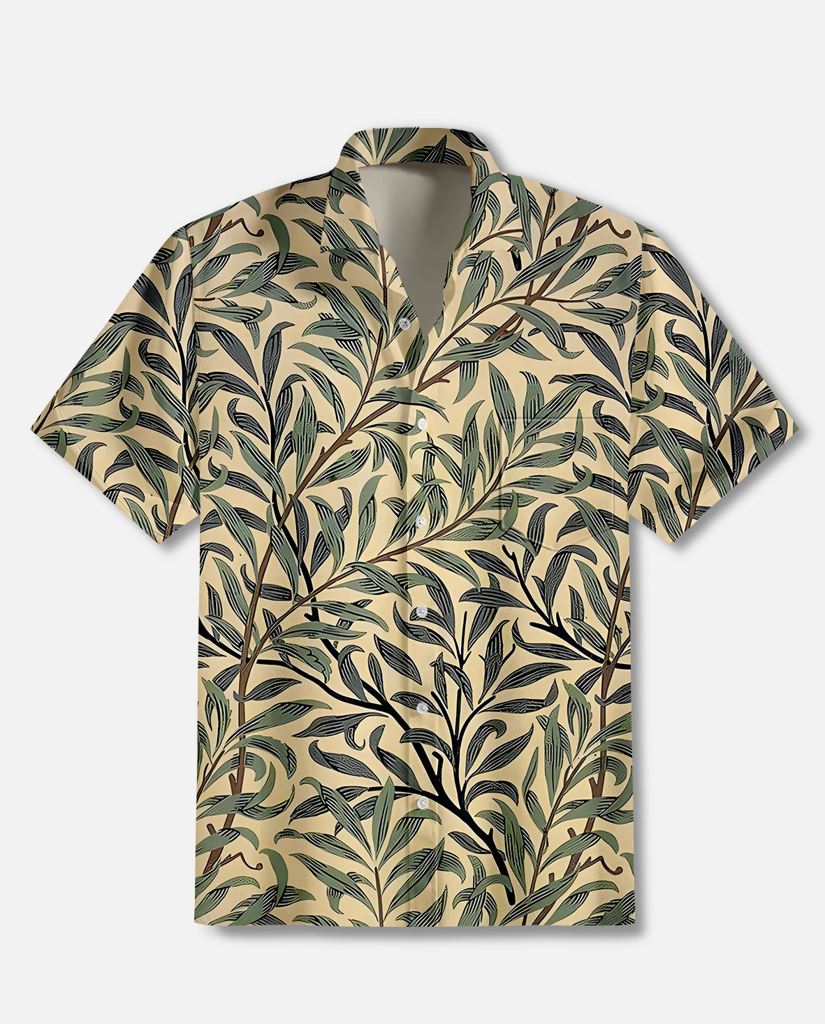 Men's Vintage Hawaiian Short Sleeve Shirt
