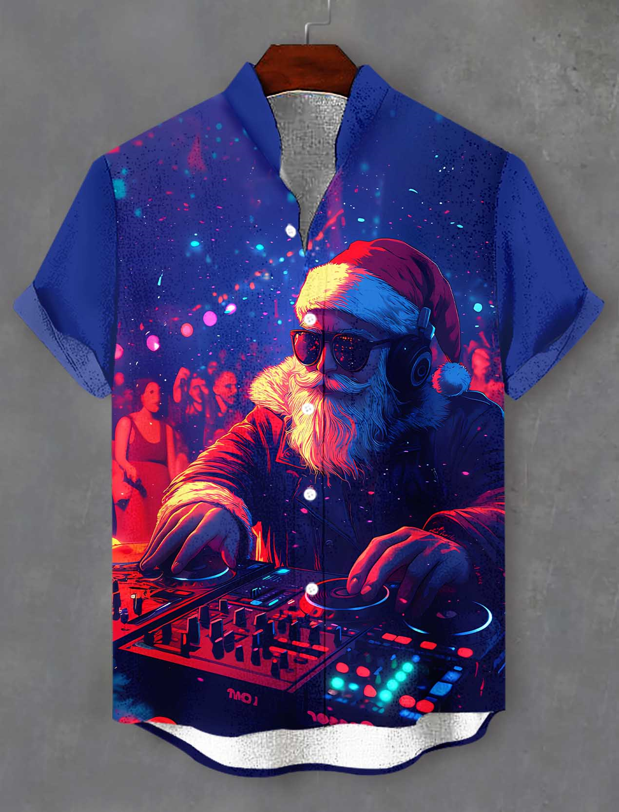 Men's Christmas Graphic Short Sleeve Shirt