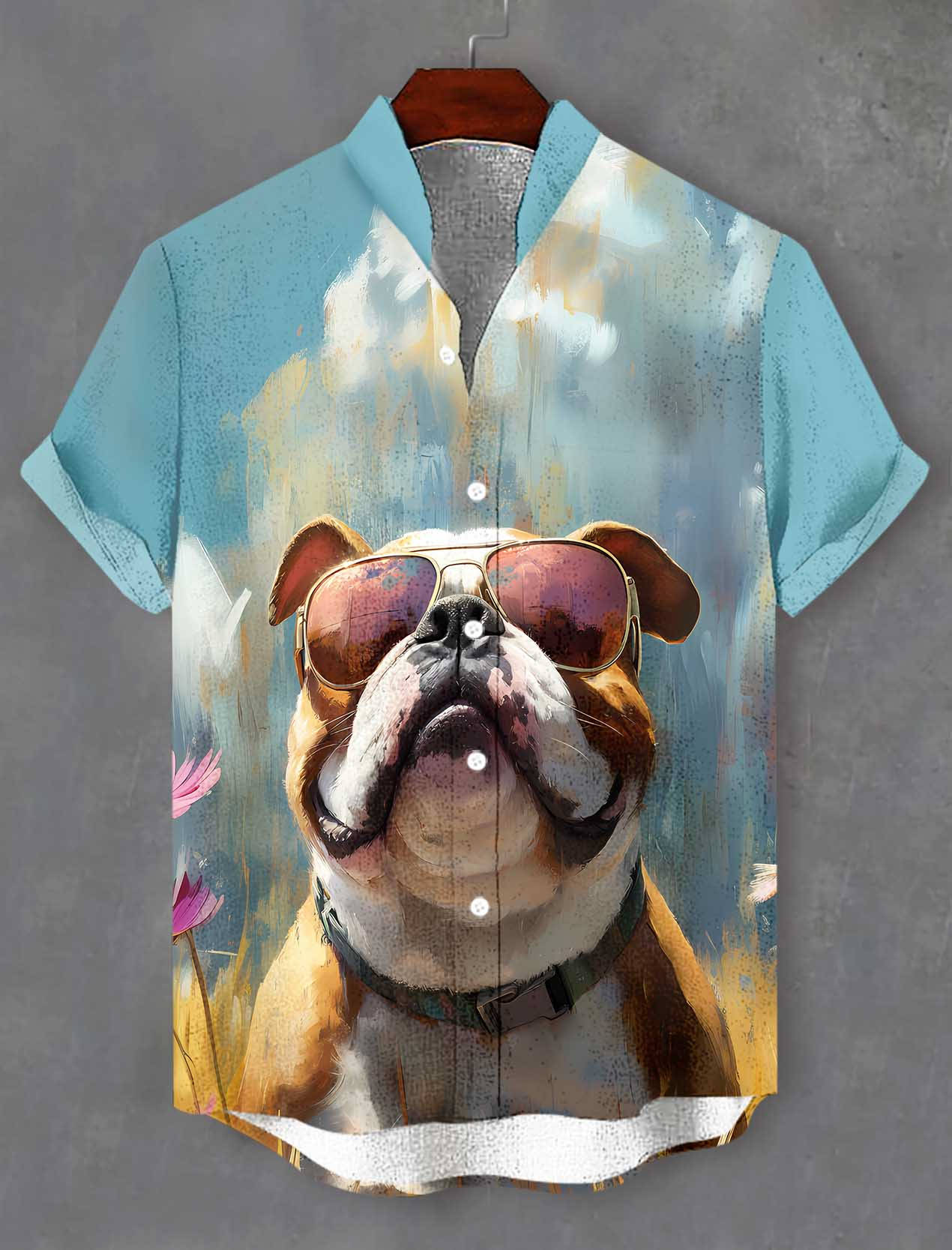 Men's Fun Cartoon Graphic Short Sleeve Shirt