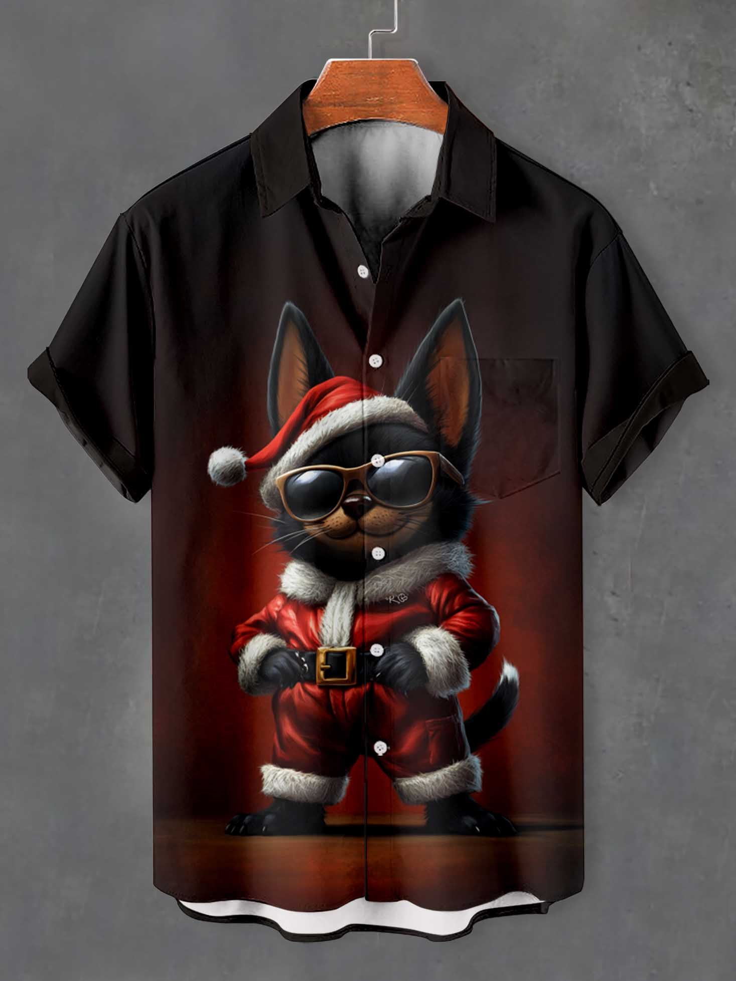 Men's Fun Cartoon Graphic Short Sleeve Shirt