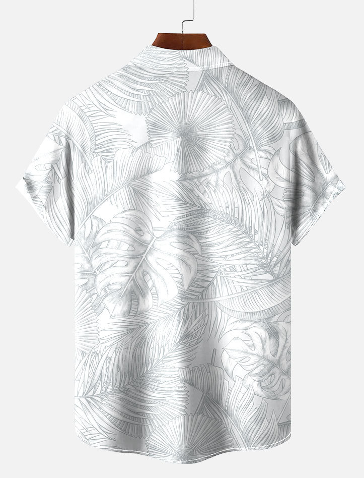 Men's Short Refreshing elegant hawaii Sleeve Shirt 