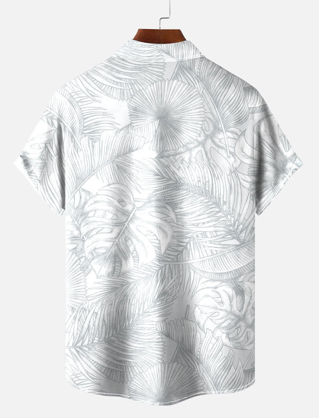 Men's Short Refreshing elegant hawaii Sleeve Shirt 