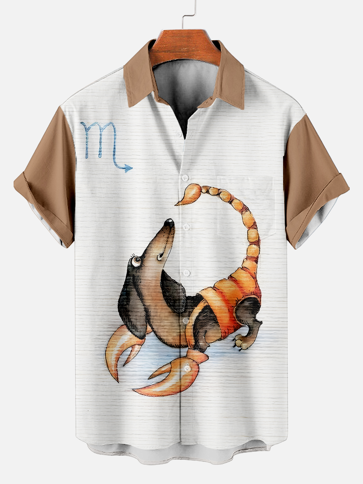 Retro Fun Pattern Short Sleeve Shirt
