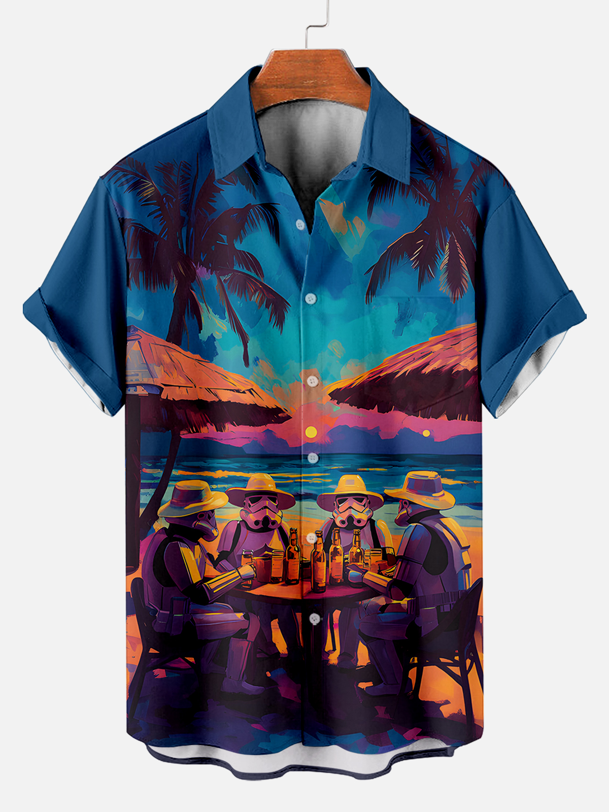 Men's Classic Movie Graphic Short Sleeve Shirt