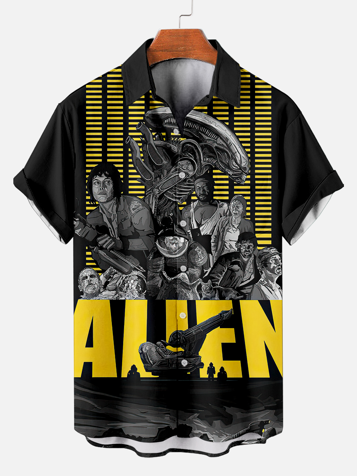 Men's Classic Movie Graphic Short Sleeve Shirt