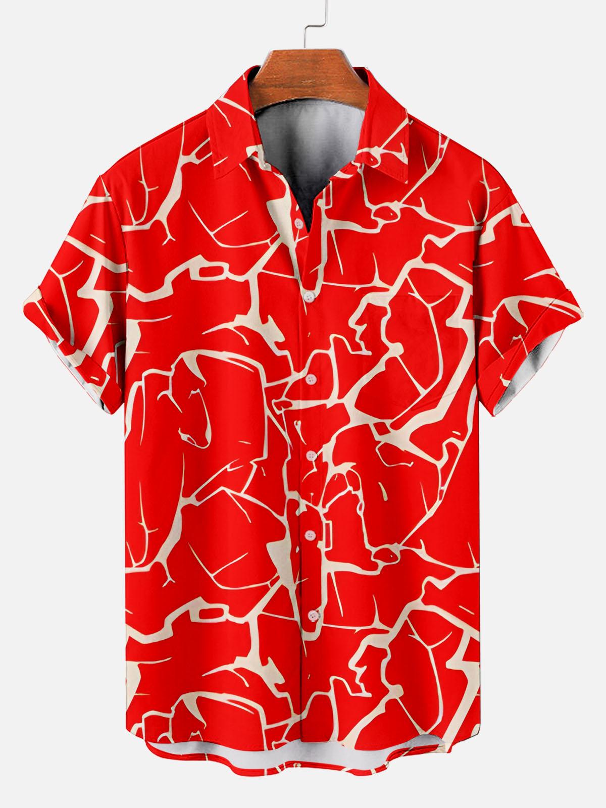 Men's Classic Green Monster Christmas Slogan Contrast Fun Short Sleeve