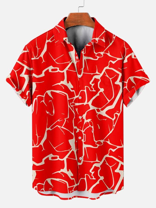 Men's Classic Green Monster Christmas Slogan Contrast Fun Short Sleeve