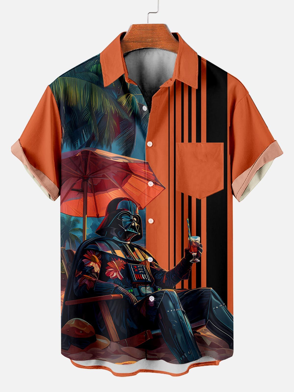 Men's Classic Movie Graphic Short Sleeve Shirt