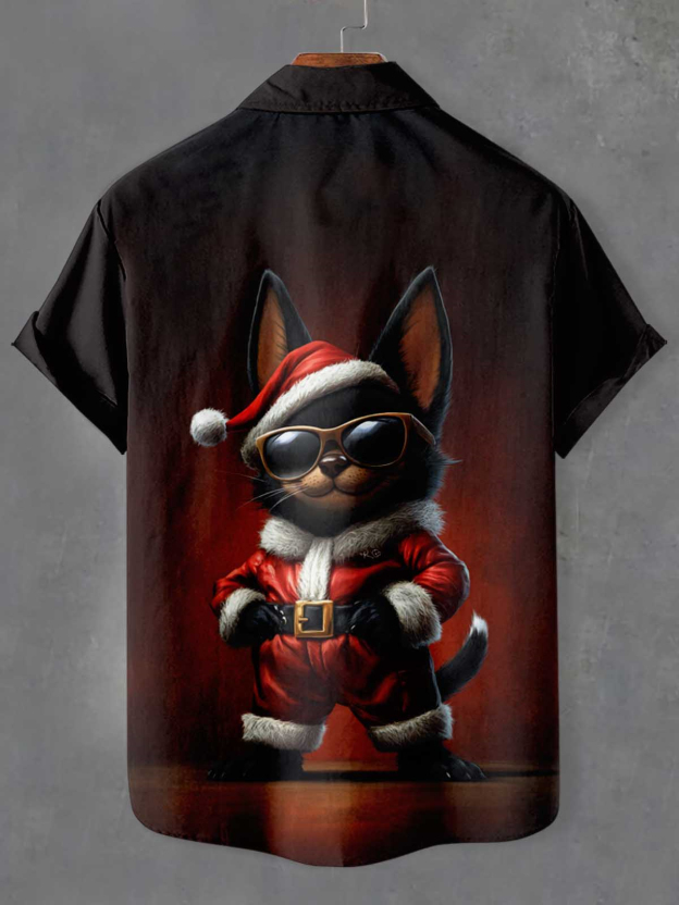 Men's Fun Animal Graphic Short Sleeve Shirt