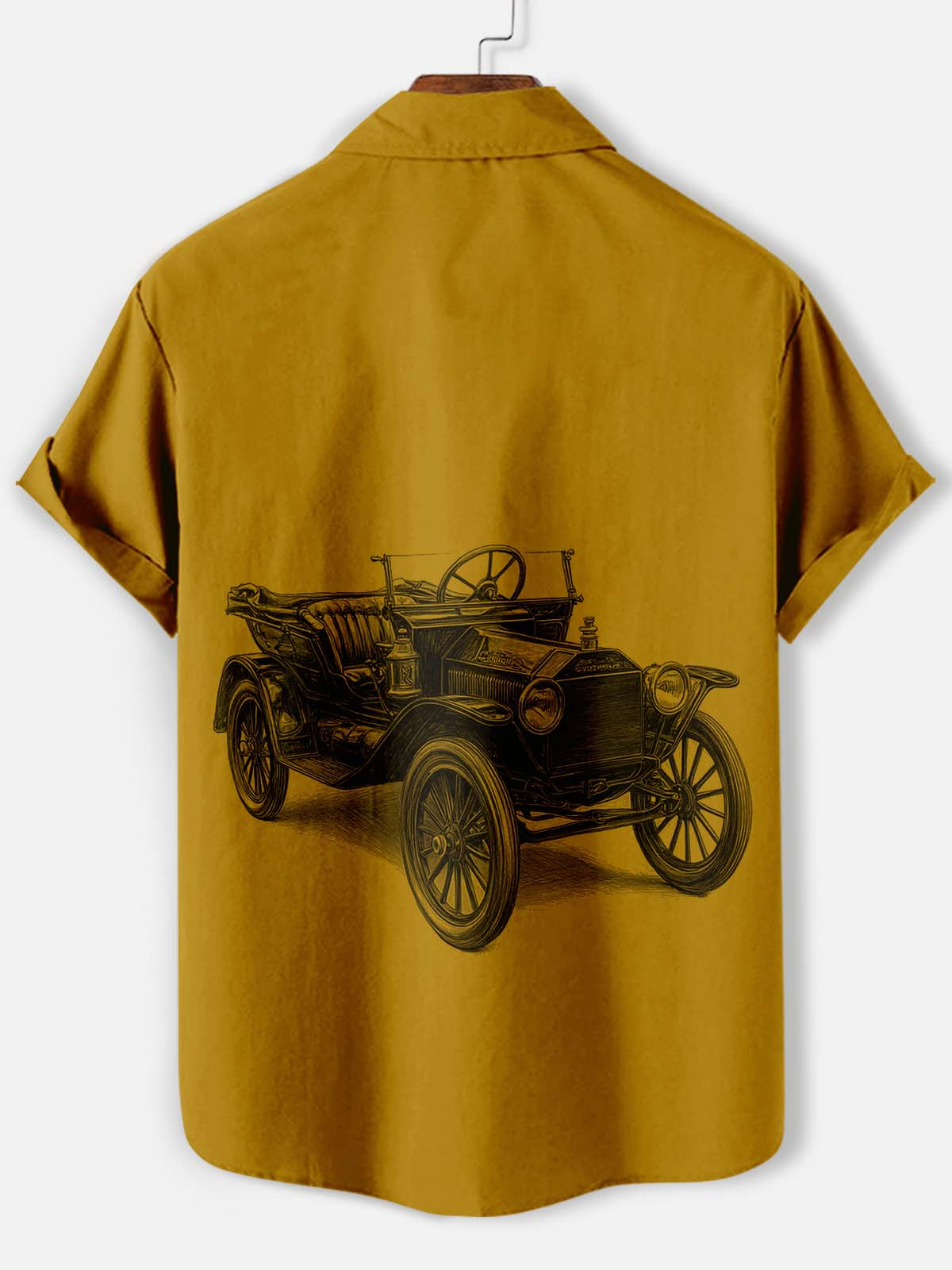 Men's Car Graphic Short Sleeve Shirt