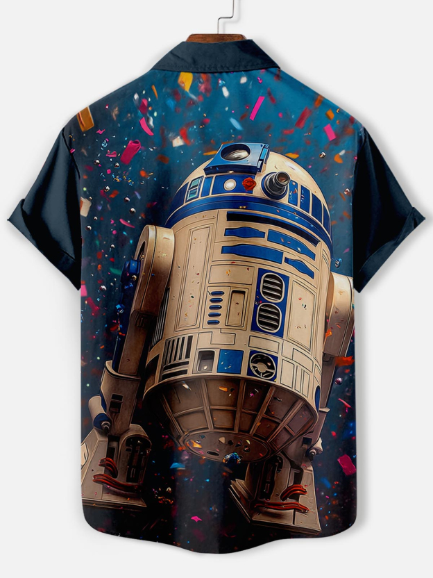 Men's Classic Movie Graphic Short Sleeve Shirt