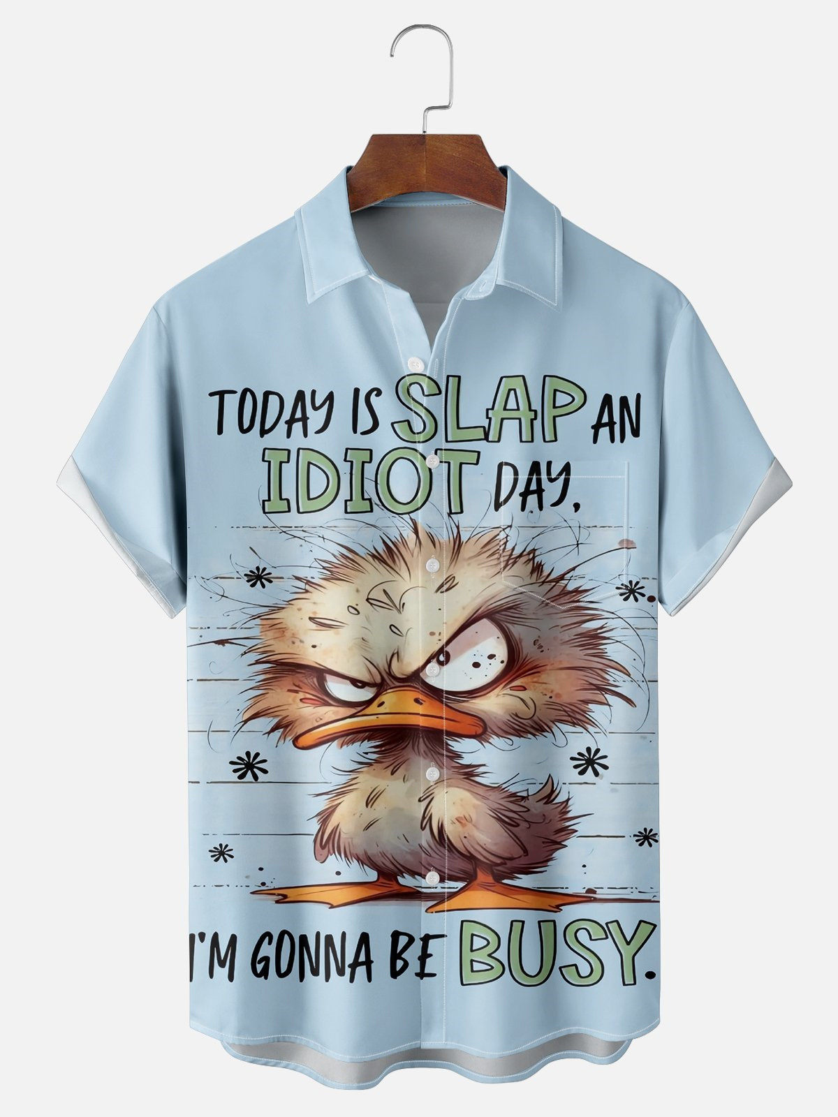 [Copy]Men's Classic Movie Godfather Animal Fun Graphic Short Sleeve Shirt