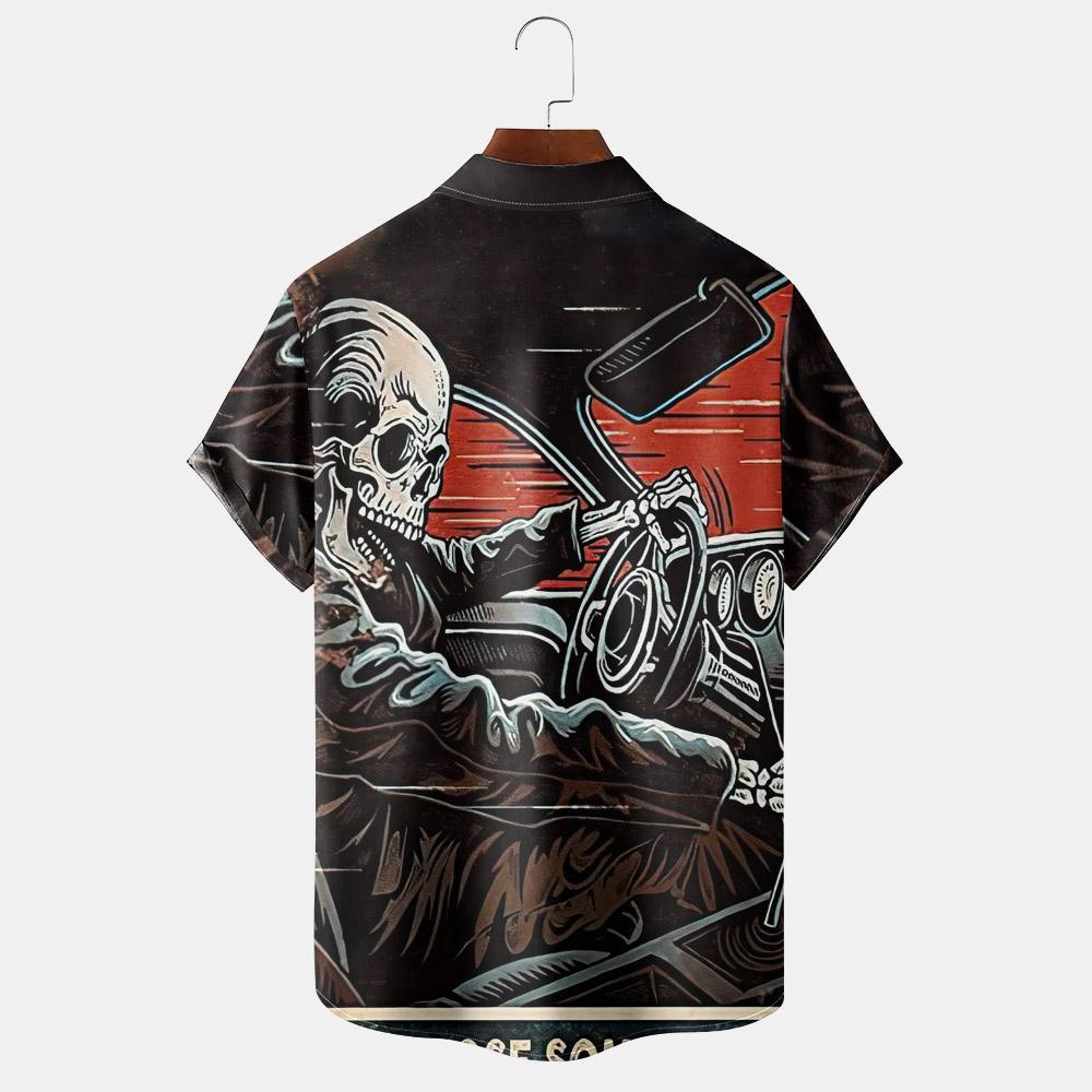 Vintage Magazine pattern short sleeved shirt