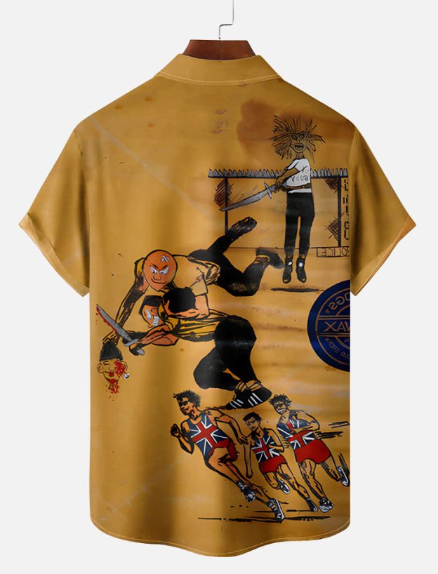 Pop Culture 70's-80s Men's Nostalgia Shirt