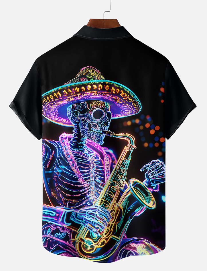 Men's Classic Movie Graphic Short Sleeve Shirt