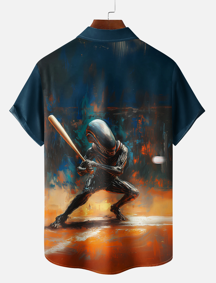 Men's Classic Movie Graphic Short Sleeve Shirt