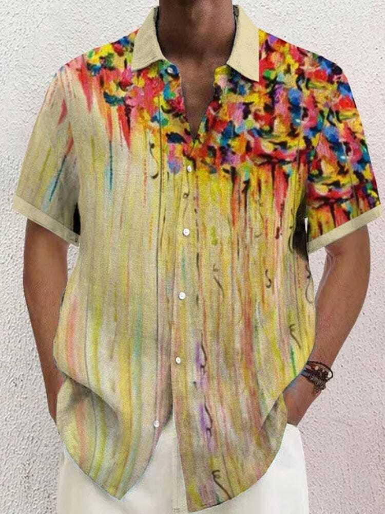Stylish Print Short Sleeve Shirts