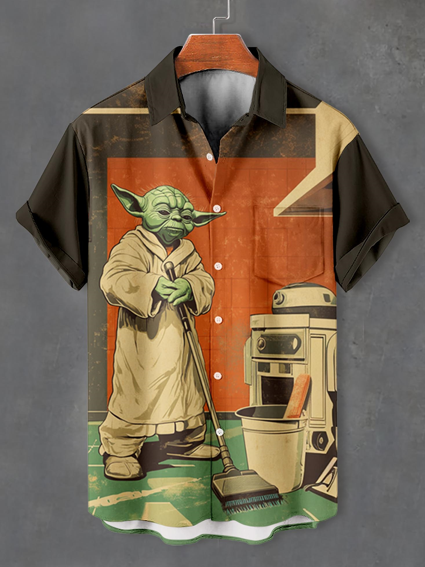 Men's Classic Movie Graphic Short Sleeve Shirt