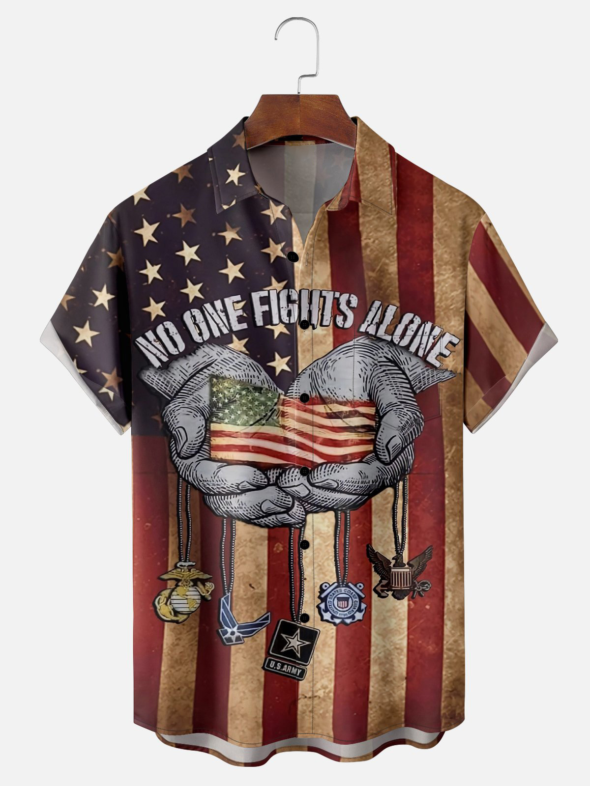 Men's Memorial Day Graphic Short Sleeve Shirt