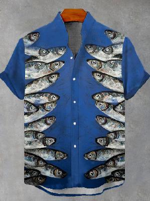 Ocean Creature Graphic Short Sleeve Shirt