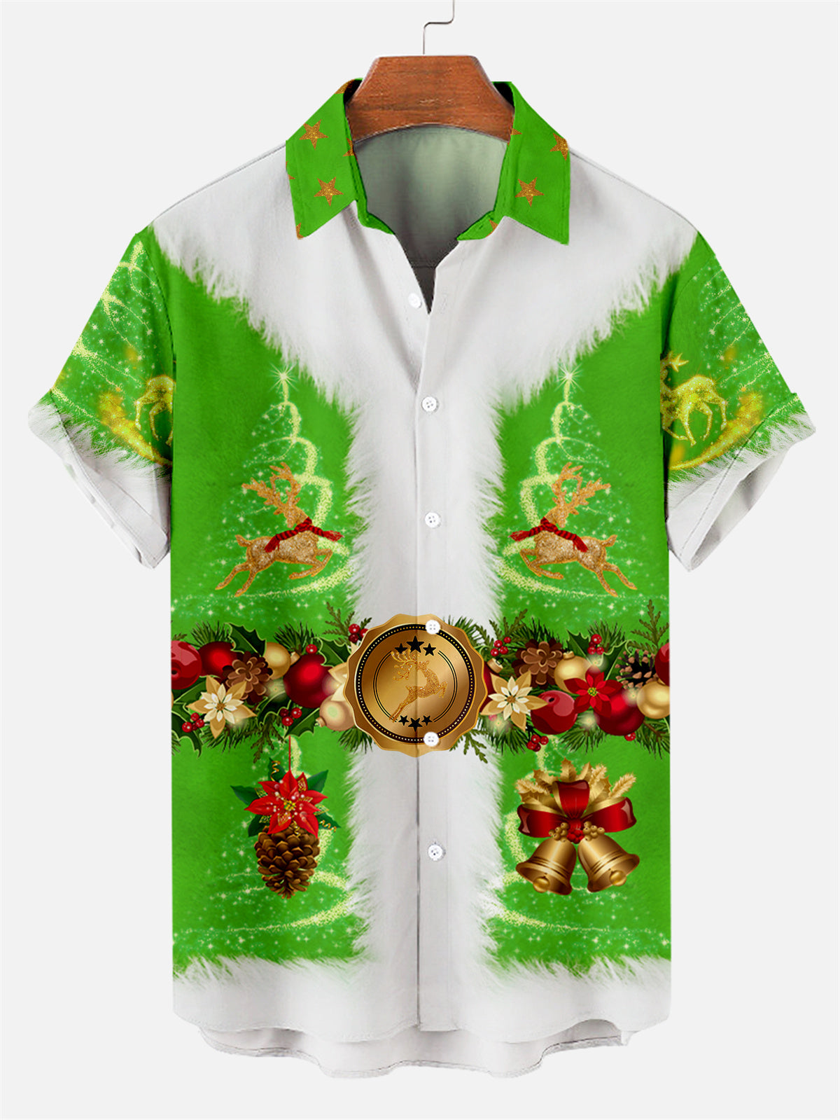 Men's Christmas Christmas Father Tops Creative Design Tops