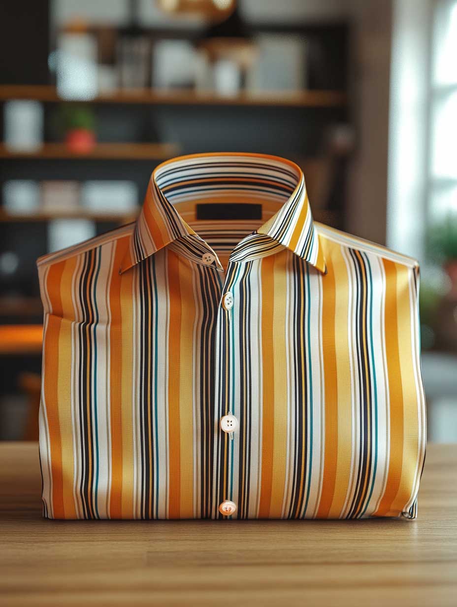 Men's Business Casual Button-Down Shirt