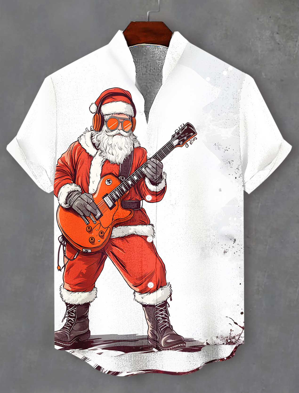 Men's Christmas Graphic Short Sleeve Shirt