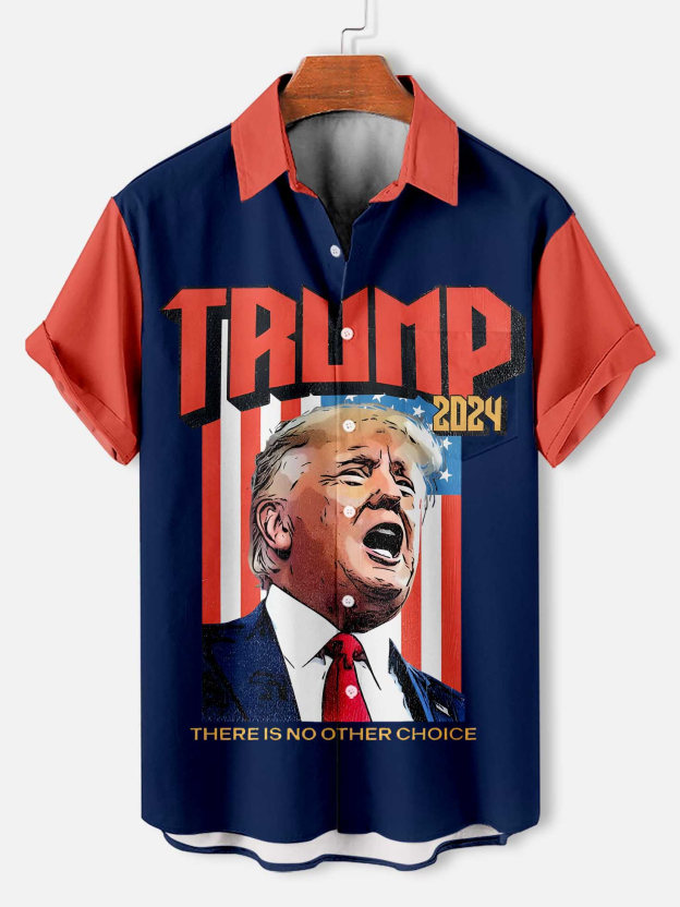 Men's Fun Cartoon Graphic Short Sleeve Shirt