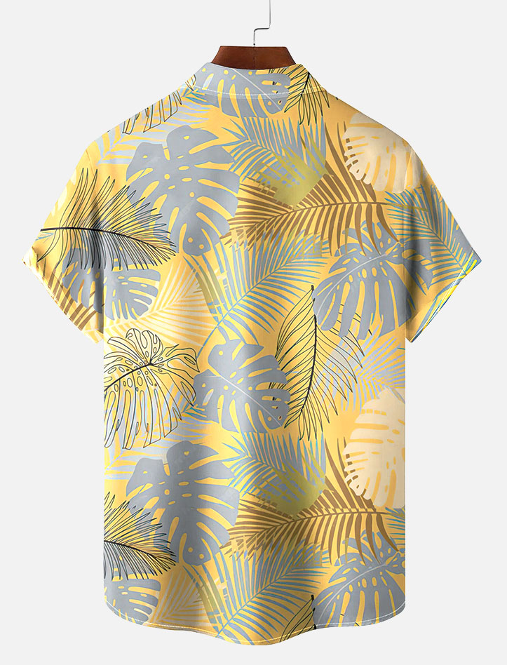 Men's Short Refreshing elegant hawaii Sleeve Shirt 