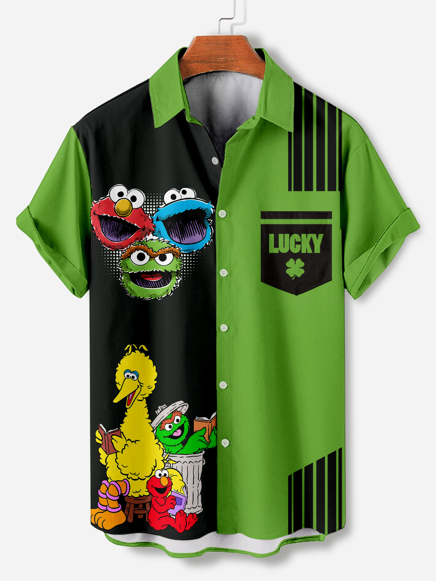 Men's St. Patrick's Day Themed Short Sleeve Shirt