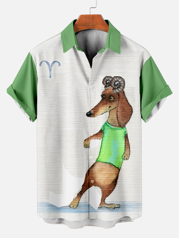 [Copy][Copy][Copy][Copy][Copy][Copy][Copy][Copy]animal graphic short sleeve shirt