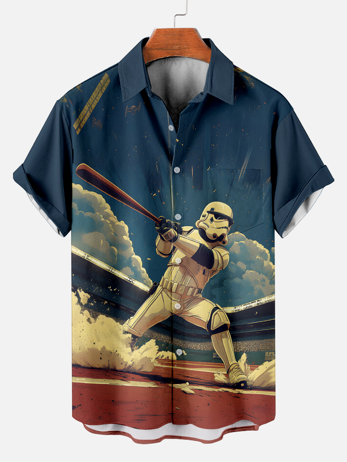 Men's Classic Movie Graphic Short Sleeve Shirt