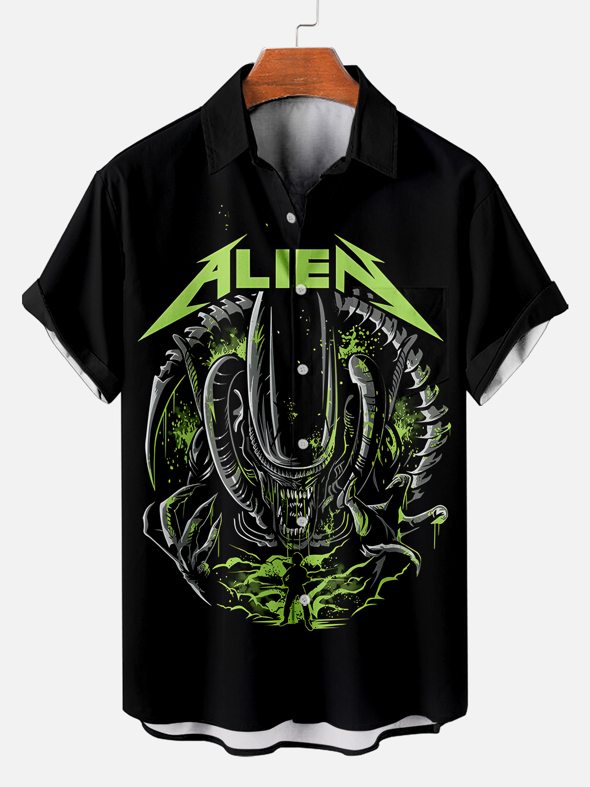 Men's Classic Movie Graphic Short Sleeve Shirt