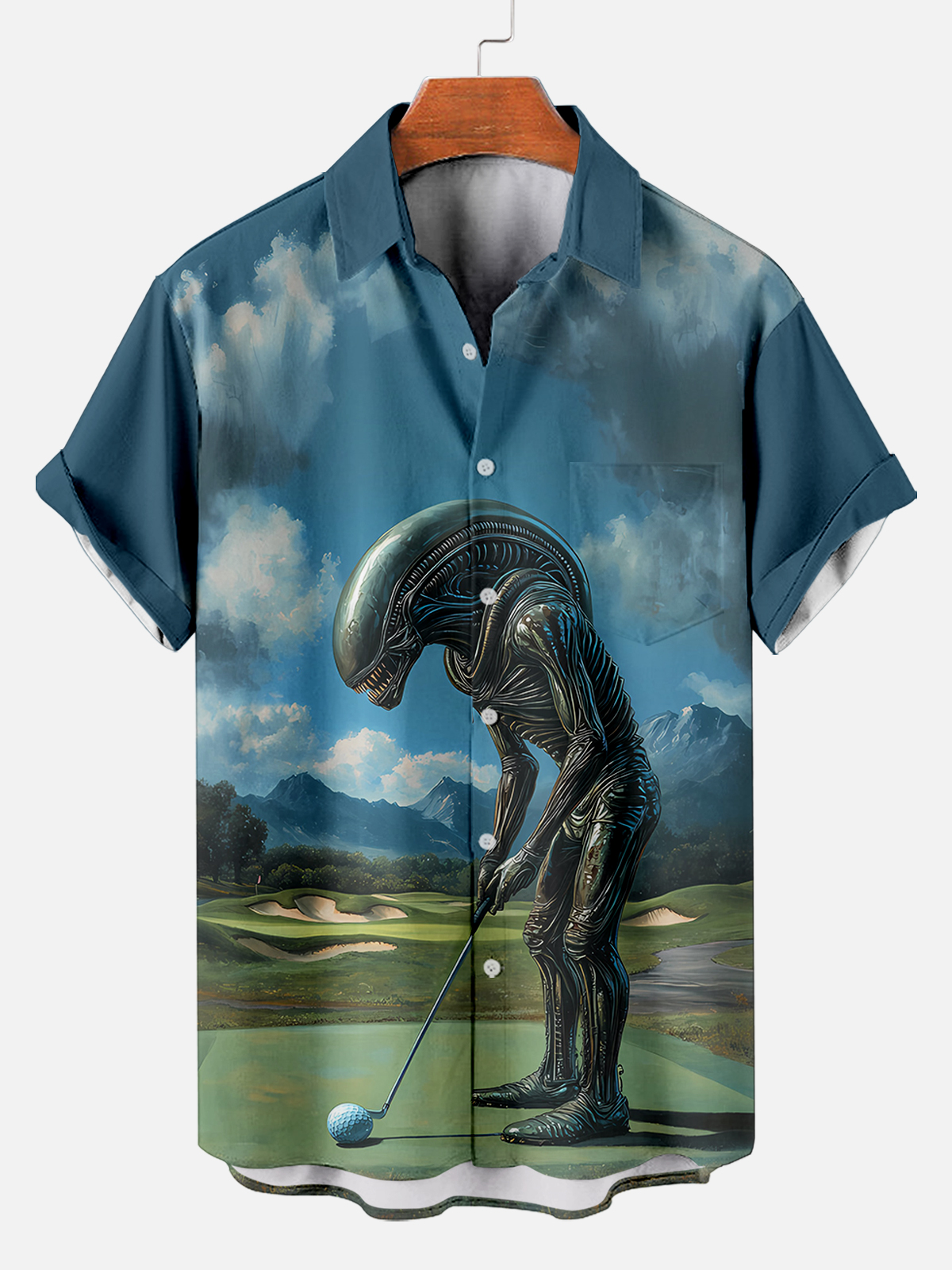 Men's Classic Movie Graphic Short Sleeve Shirt