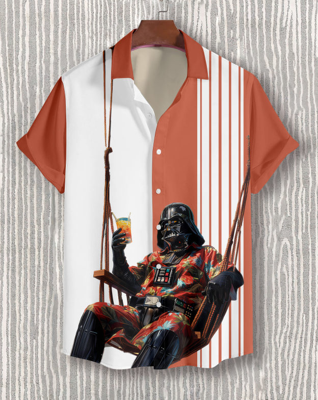 Men's Classic Movie Graphic Short Sleeve Shirt