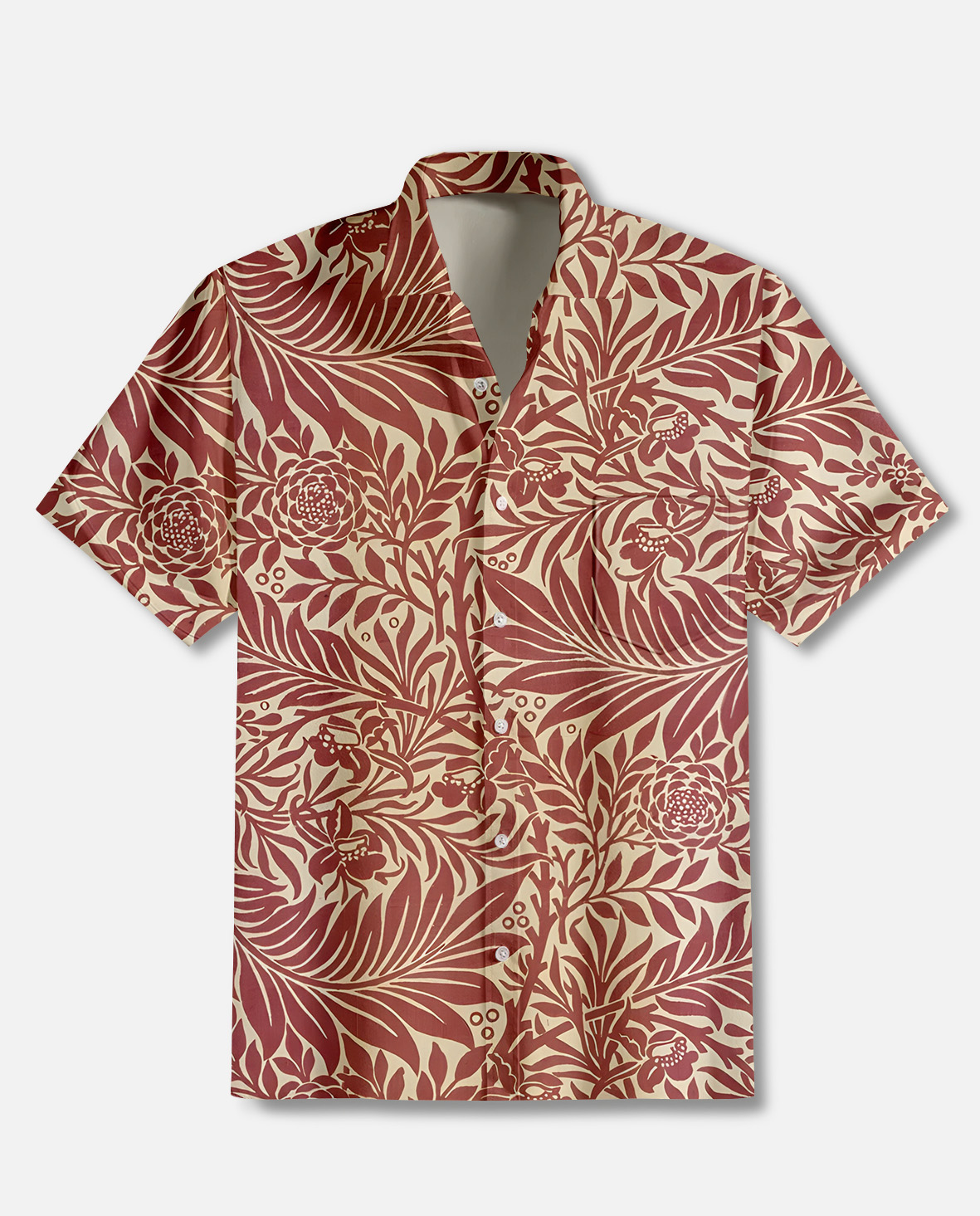 Men's Vintage Hawaiian Short Sleeve Shirt