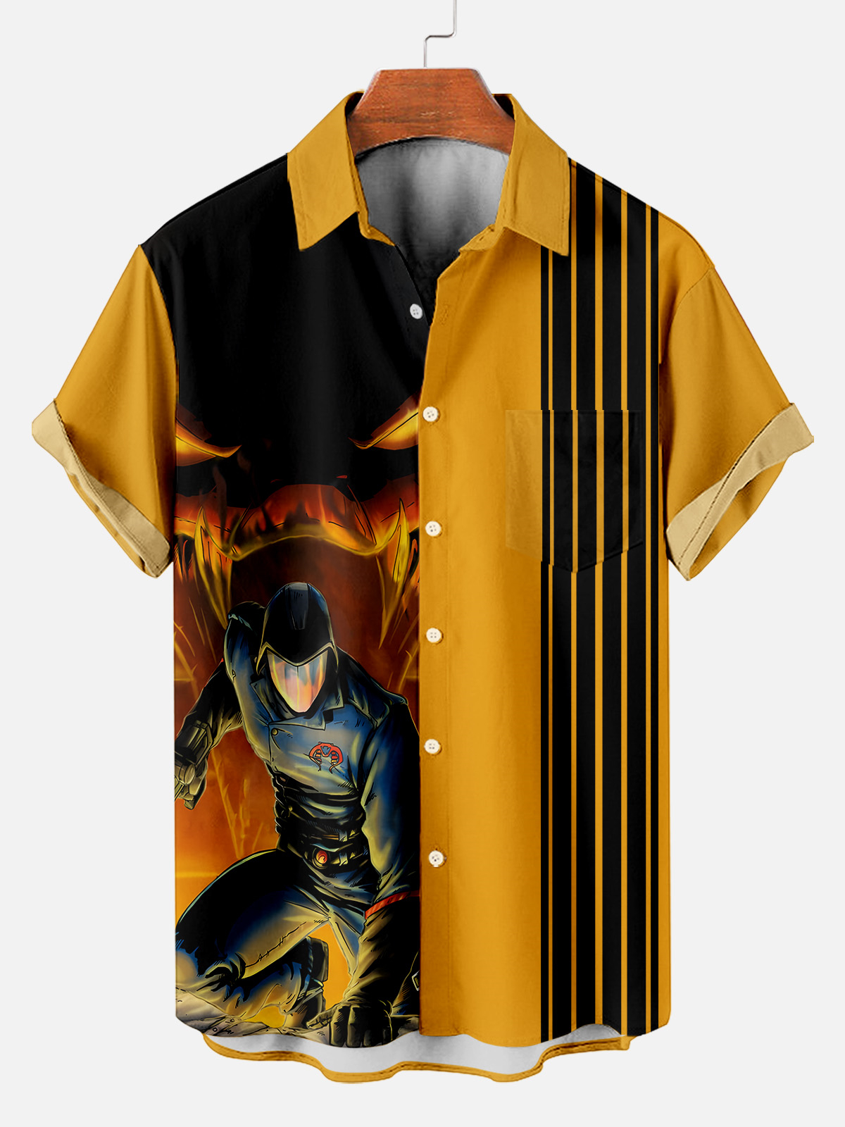 Men's Classic Character Graphic Short Sleeve Shirt