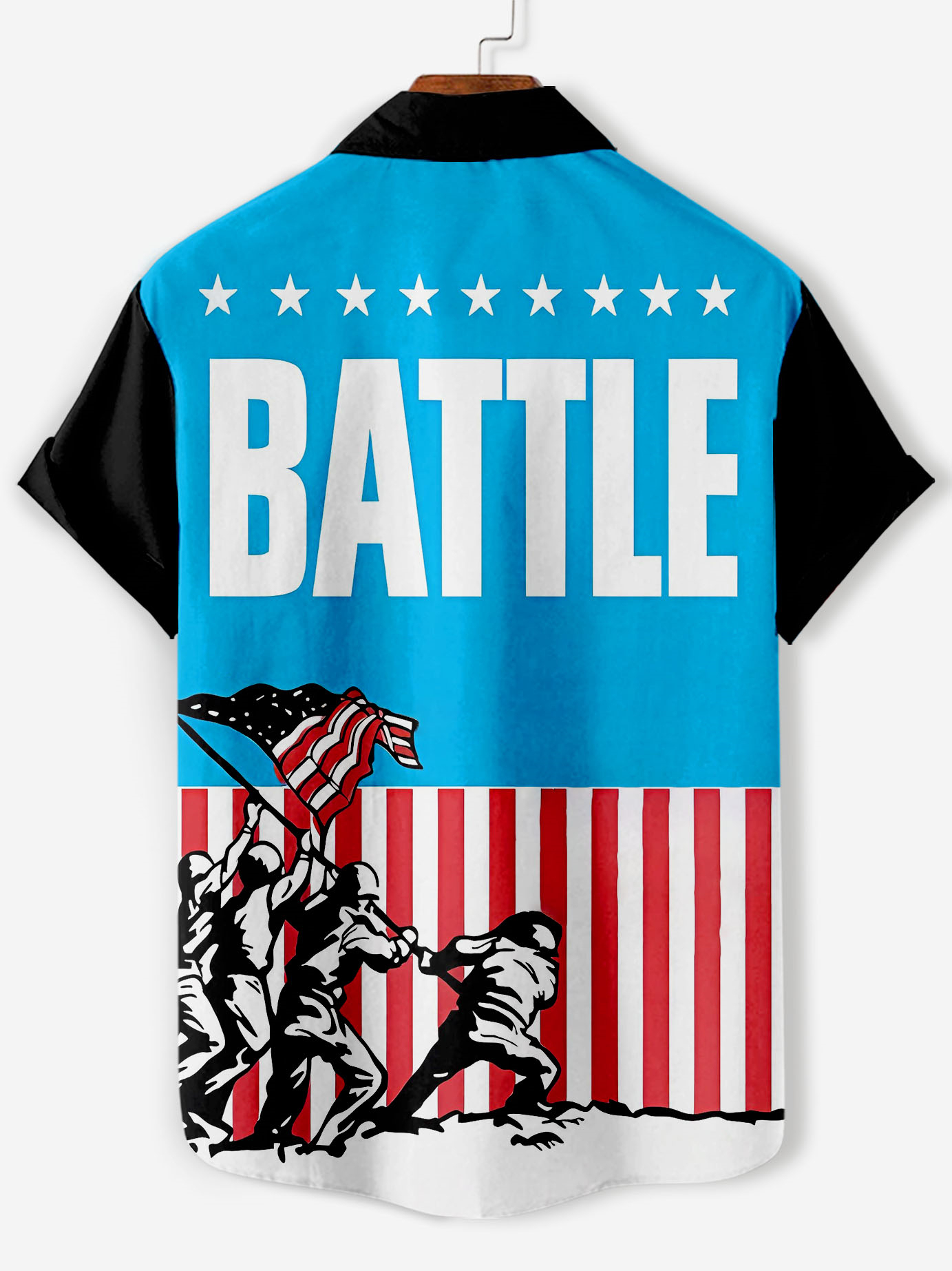 Men's Vintage Magazine Style Short Sleeve Shirt